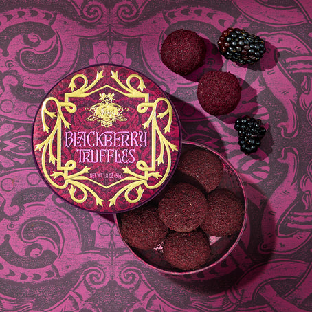 blackberry-vegan-truffles