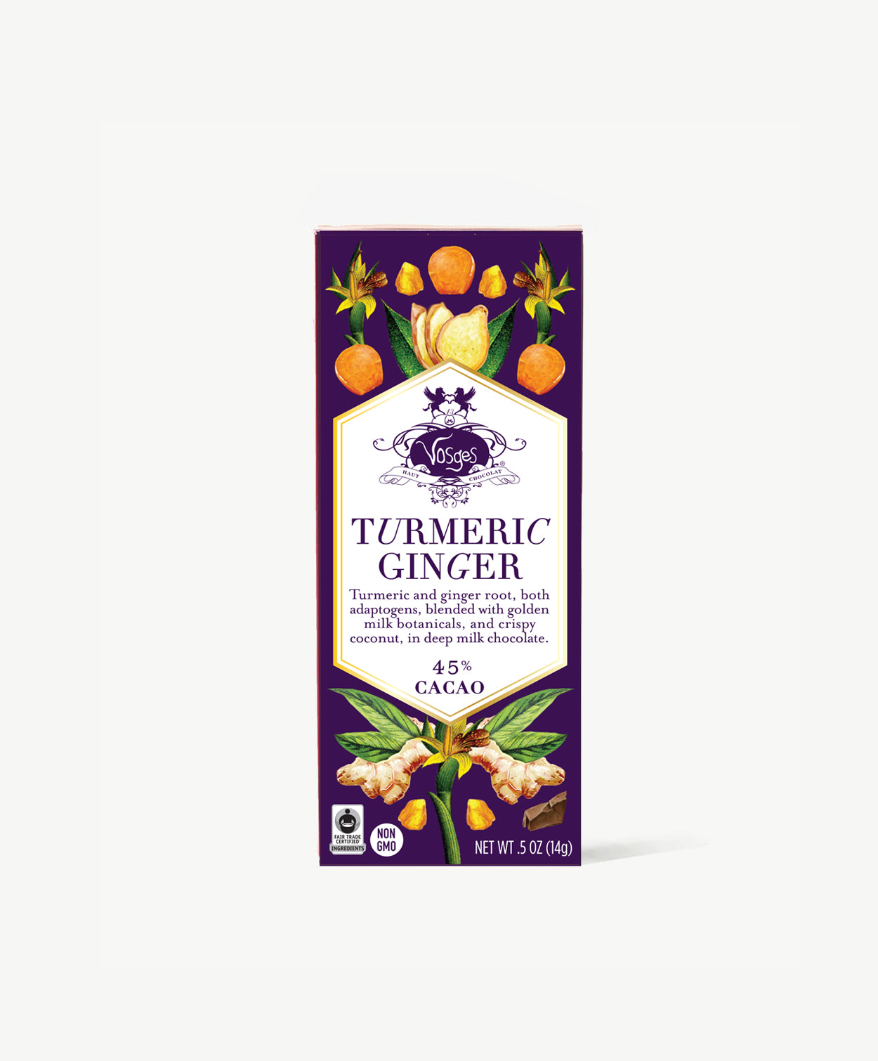 Turmeric Ginger Chocolate Mini Bars