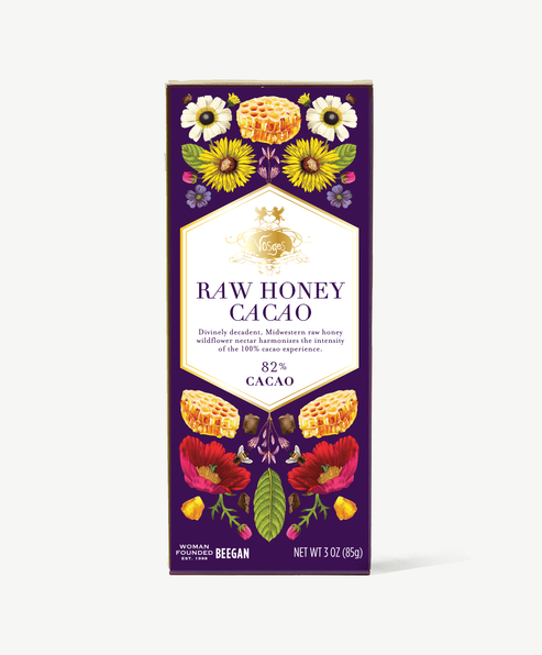 Raw Honey Cacao Chocolate Bar | Exotic Chocolate Bars | Vosges ...