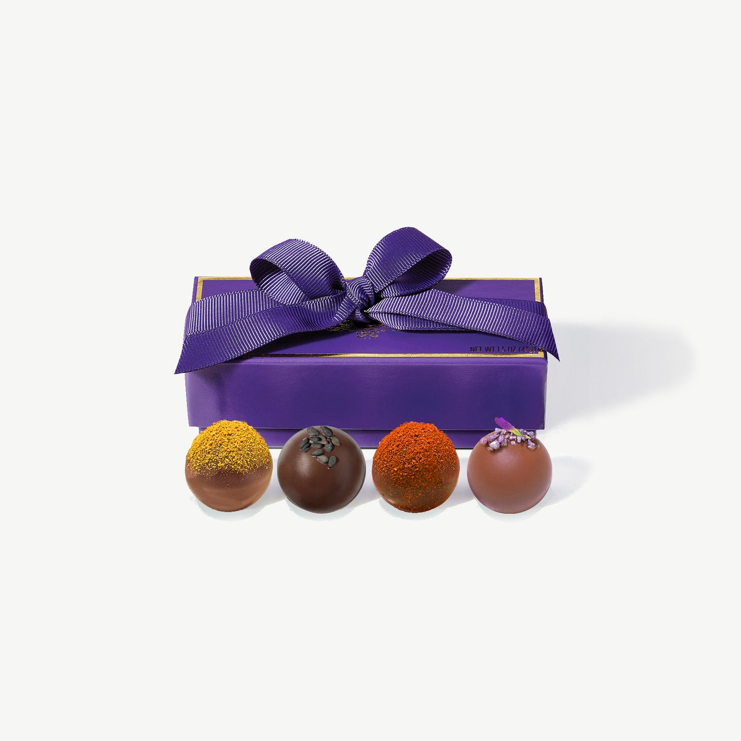 4 Piece Truffle Box Favor