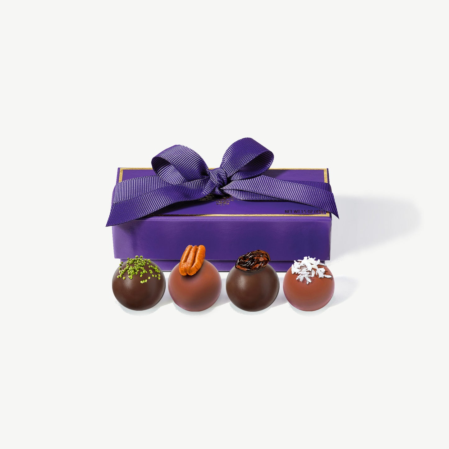 4 Piece Truffle Box Favor