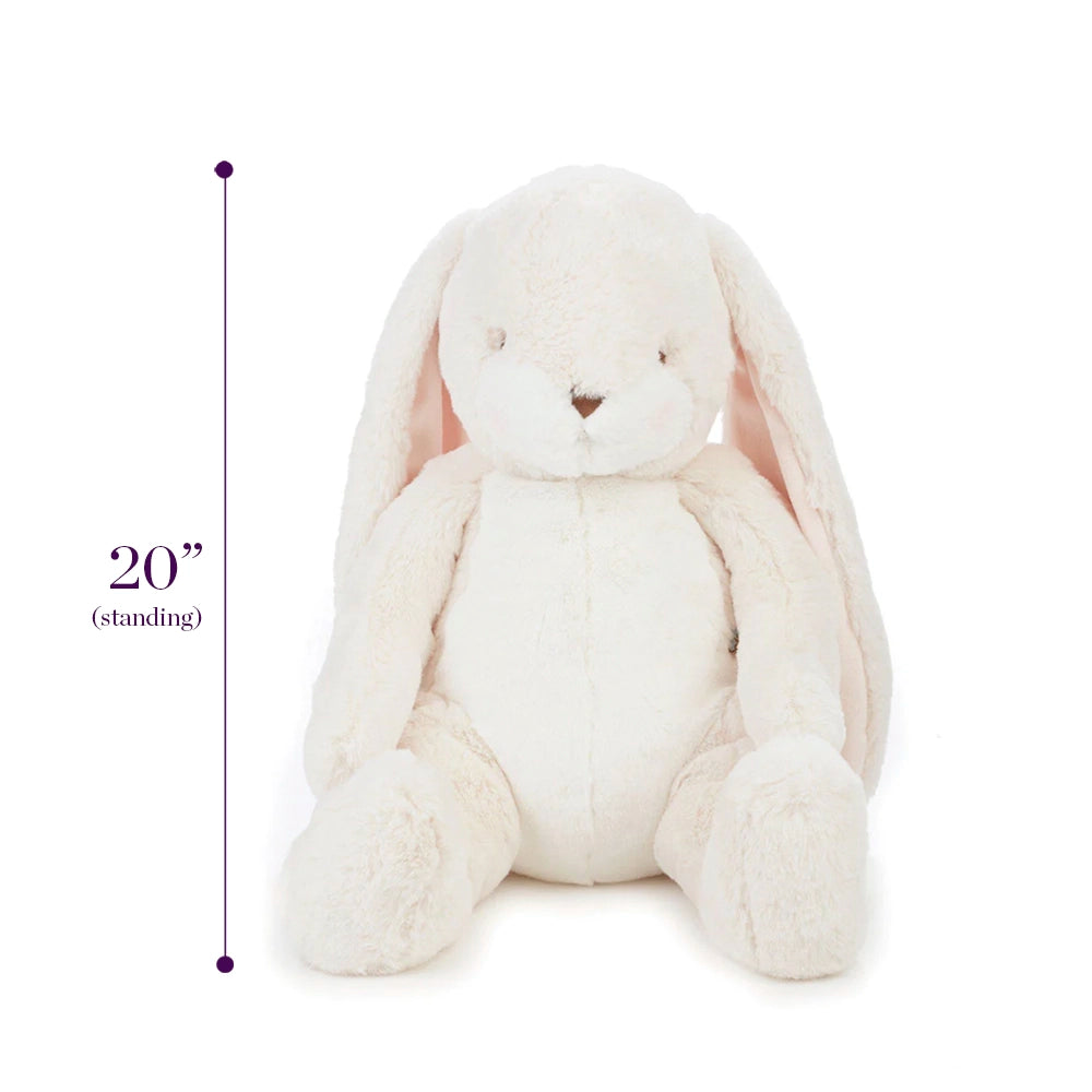 Esther the bunny plush sitting upright 