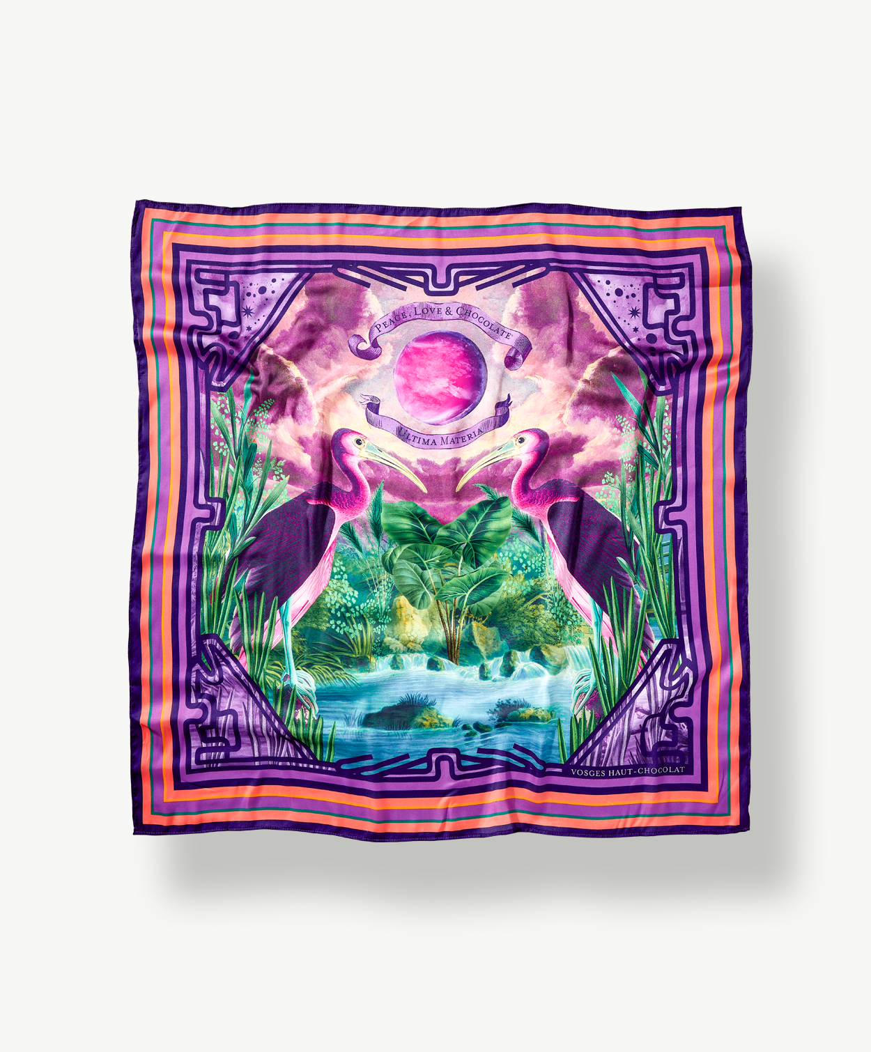 Silk Twill Scarf 86 | THE KISS OF SPRING